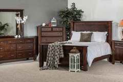 This shows the Ashton bedroom set. Several other pieces are available with it.