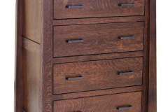 Shown here is the 1/4 Sawn Oak Cambridge hutch with 6 drawers. It is custom Amish crafted.