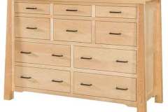 Shown here in natural Hard Maple is the Cambridge mule dresser. No staining is needed.