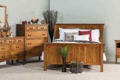 Shown here is the Granny Mission bedroom set. Other pieces can be made to go with it as well.