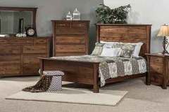 This shows a small part of our custom Vandalia bedroom pieces. We can built any pieces necessary for you.