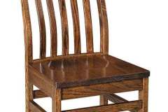 Mission look and old world charm is found in Amish crafted Abe arm chair.