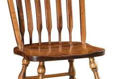 The Bent Paddle side chair is a best seller chair! The bent paddle back works great with most tables and is just a very comfortable chair. Amish crafted from solid hardwood this chair will give you years of use.