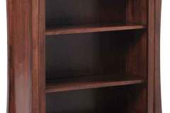 This custom 3-shelf Carlisle Amish made bookcase goes perfectly with the other pieces of the Carlisle style. This is shown with Rich Tobacco stain.