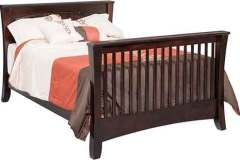 This is the custom Carlisle crib that has been converted to a regular bed for when your child is older.