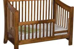 The custom slat Carlisle day bed converts easily from a crib as your baby grows.