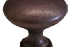 This knob comes in several different finishes for all of the custom pieces you choose to purchase.  This knob is shown in a antique bronze finish.