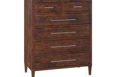 Amish made Haven style 6-drawer chest in Sap Cherry wood. It comes with the 2 small top drawers and the 4 equal sized drawer under them. Choose your size and drawer configuration.