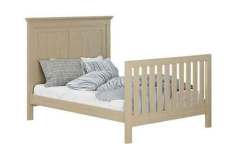 This is the Haven crib converted to a double bed in Hard Maple wood with a Natural Finish.