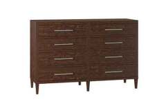 Our Haven Tall Dresser has 8 equal sized drawers offering full extension dovetailed construction storage.