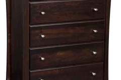 Here you see the 48" high Manhattan custom chest of drawers. We offer a wide selection of hardware pieces to match your decor or create a new look.