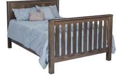 You can easily change that Mission style crib to a regular double bed when you child is old enough for it. No extra pieces are needed as you got everything you need when you bought it.