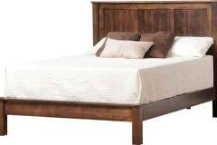 Our Mission custom Children's pieces offer a bed with a low footboard if that is what you need. It is about 15 1/2" high.