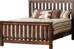 This is our Mission Slat Bed converted from the crib. Your child can use this for many years.