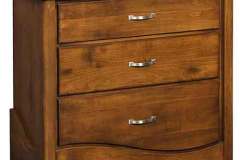 As with the other changer pieces in this line, the 3-drawer version simply flips over to use as a flat top dresser.