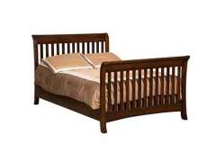 Our Berkley Crib converted to a regular double bed is shown here. Your child starts with the crib and ends up with as seen here.