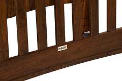 This is showing the marking on the panels of our cribs so that you will know how to assemble it. These only fit together one way and we have tried to make it as easy as possible.