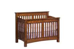 Our Amish crafted McCoy Crib is definitely considered a mission style crib. Actually you can pretty much furnish your entire home with McCoy style pieces.