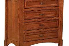 This West Lake 4 drawer chest has an optional Box Top and Table Changing Pad to go with it.