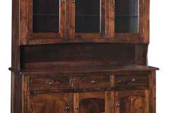 Put a top on that custom Amish made Fenton buffet and voix lax, you have a hutch. It can either be an open or closed version and comes in many different woods, sizes, and stain colors.