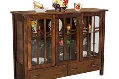 This 3 door Acadia curio cabinet is designed to show off the gorgeous things you put inside of it.