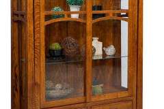 Here is our Amish custom Artesia curio. The mullions on the glass door are exquisite.