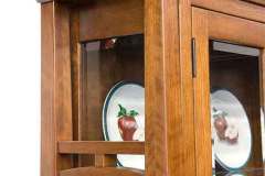 This shows the under bevel top and trim on the Artesia hutch.