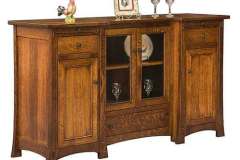 Shown here is our Aspen buffet in Quarter Sawn Oak wood. Check out the style.