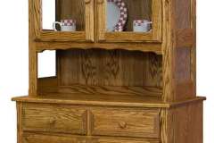 Our LaGrange 2 door hutch. Amish built in the open deck style.