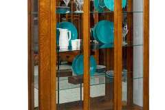 Here is our Latonia 3 sliding door Curio cabinet. Ample storage space for all of you fine pieces.