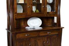 Open style Lexington Hutch. Use the open space as a serving area for your guests.