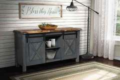 Live edge custom Amish crafted Xavier buffet.