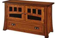 This is the 49" Brady tv cabinet. Its ideal for a little bit smaller space. You can customize it size, wood, and stain color to suit your needs.