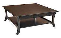 This is our 48 inch Discovery style coffee table shown in Brown Maple wood.