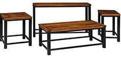 This is a picture of our Amish Integrity style open occasional tables.