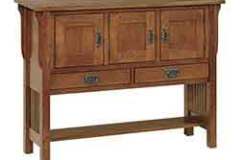 Check out this custom Amish made sofa table cabinet. You can use this about anywhere in your home.