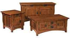 These are our Amish built Logan style cabinet occasional tables. Feel free to choose the wood and stain.