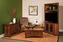 Seen here is our Logan style custom living room set. Other pieces can be made for it as well.