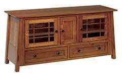 Our 60" McCoy tv cabinet stand also has 2 drawers under the doors.