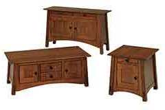 Also available in the McCoy style are the occasional tables in the cabinet versions.