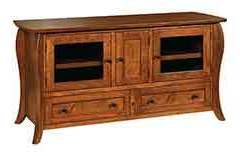 This is our Quincy 3 door 60" tv cabinet. Its seen here in Brown Maple wood.