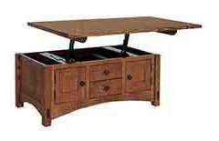 This is a 22" x 42" coffee table with a lift top. It can be put on just about any coffee table you would like.