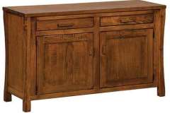 Take a peek here at our custom made Heartland sofa cabinet table.