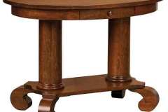 Here is the perfect for that studious person in your family. The Jefferson custom study table also has a drawer for extra storage.