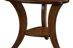 Shown here is 1/4 sawn oak wood is the Jessica custom end table. This will fit neatly between a couple of your easy chairs.