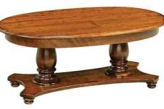 Our oval custom Mason coffee table is well built, sturdy, and very usable. It would great in any home.