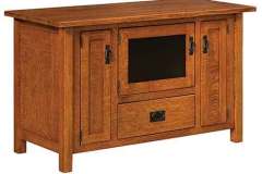 Seen here is the Amish built Open Mission plasma tv cabinet. You are welcome to design it your way to best suit your needs.