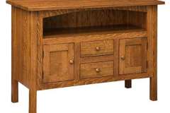 This is our custom Regal Sideboard shown in Quarter Sawn Oak wood. Feel free to create your own design for it.