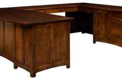 LW-Amish-Custom-Office-Oakwood-U-Desk-LA-1210-U-1