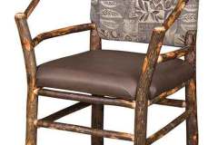 Narrow Rustic Custom Amish Crafted Hoop Chair.